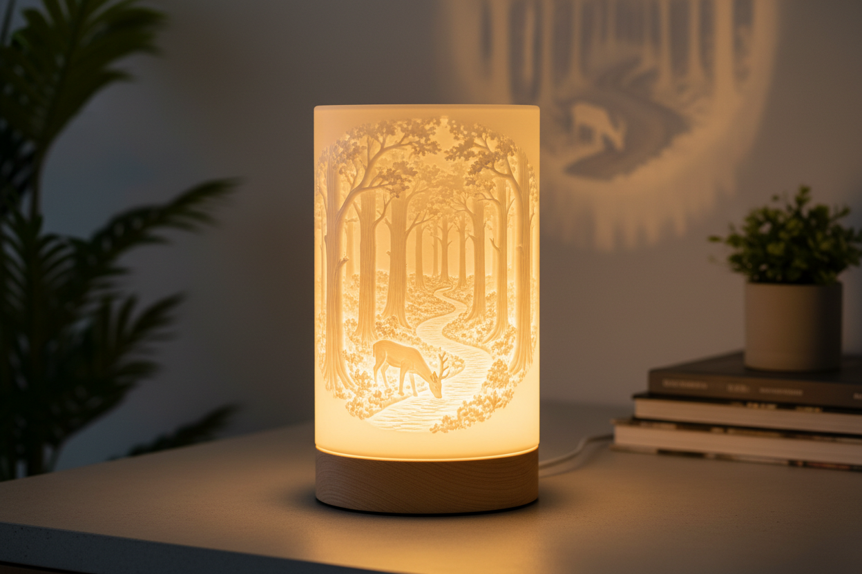 lithophane lamp 3d 